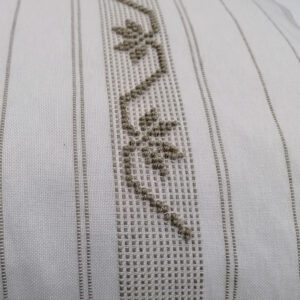 cuscino candido righe mezza stella