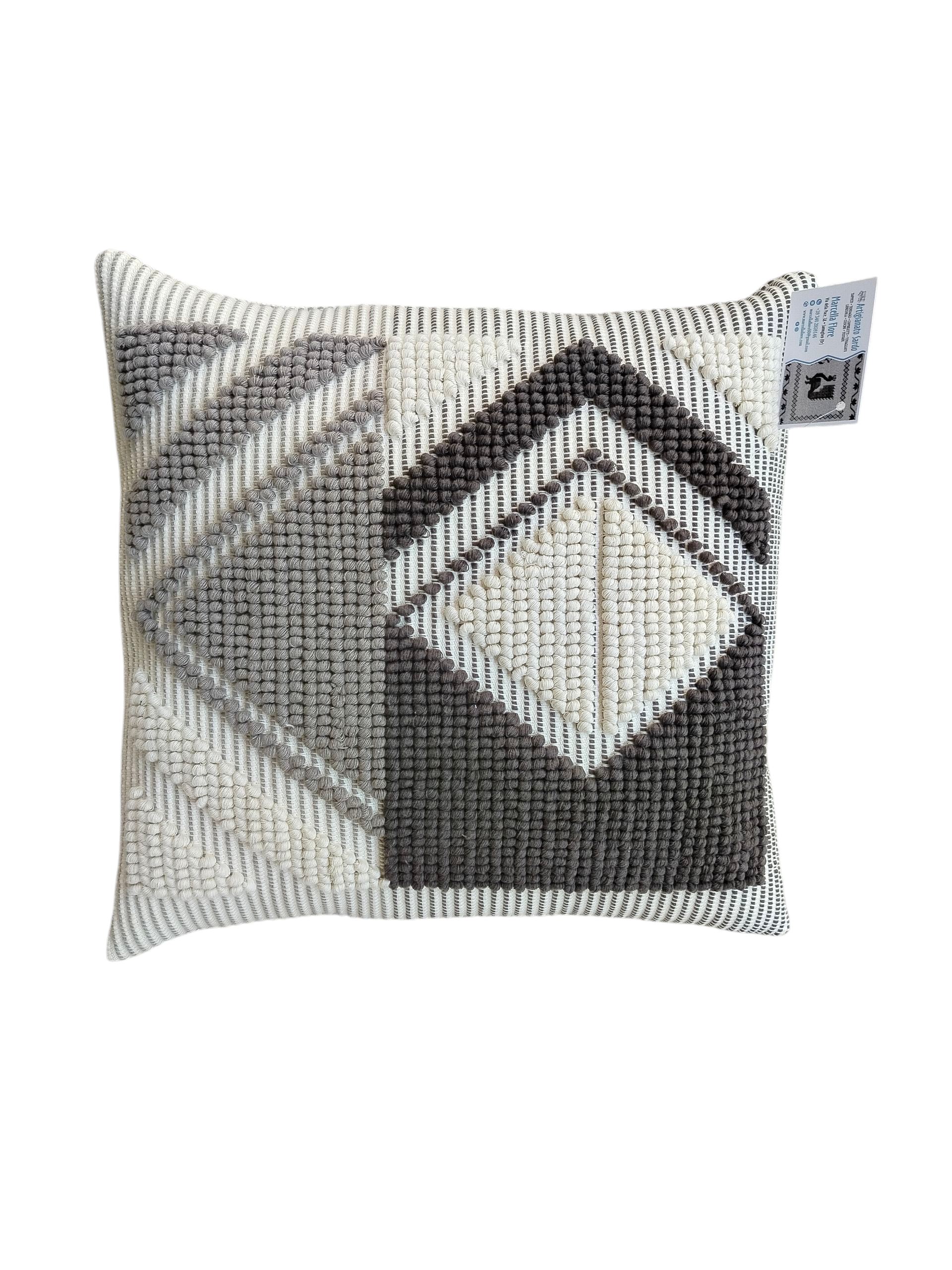 Cuscino Rombi Sfalzati - immagine 2